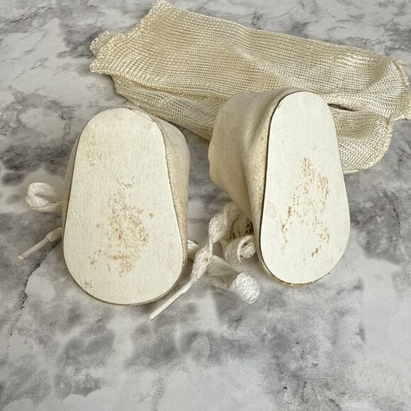 5” Antique Porcelain German Doll China Head 4 Low Brow Arms 2.75” D 3.75” W #11 - Picture 14 of 16